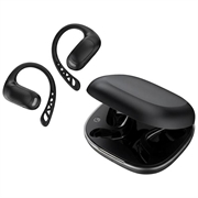 Streetz T700 Open-Ear Wireless Earphones with Microphone - Black