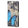 Style Series Motorola Moto G31/G41 Wallet Case - Blue Butterfly