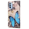 Style Series Motorola Moto G31/G41 Wallet Case - Blue Butterfly