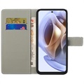 Style Series Motorola Moto G31/G41 Wallet Case - Blue Butterfly