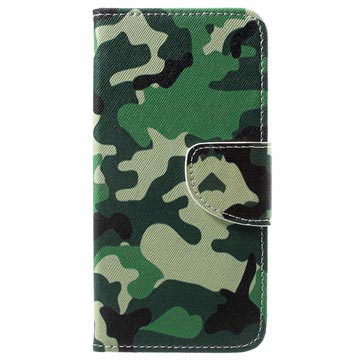Huawei Honor 6A Style Series Wallet Case - Camouflage