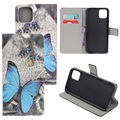 Style Series iPhone 11 Pro Wallet Case - Blue Butterfly