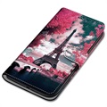 Style Series Xiaomi Redmi 9C, Redmi 9C NFC Wallet Case - Eiffel Tower