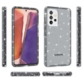 Stylish Glitter Series Samsung Galaxy A53 5G Hybrid Case - Grey