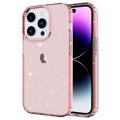 Stylish Glitter Series iPhone 14 Pro TPU Case - Pink