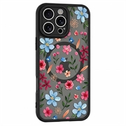 iPhone 12 Pro Stylish Protective Magnetic Case - Colorful Flowers