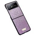 Sulada Celebrity Series Samsung Galaxy Z Flip4 5G Hybrid Case - Purple