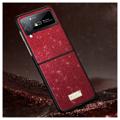 Sulada Celebrity Series Samsung Galaxy Z Flip4 5G Hybrid Case - Red