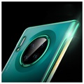 Sulada Plating Frameless Huawei Mate 30 Cover - Green / Transparent