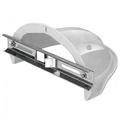 Sun/Rain Protection Cover for Security Camera - with Pole Clamp - White