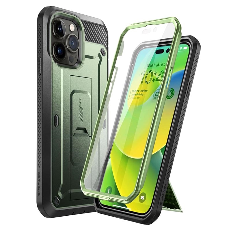Supcase Unicorn Beetle Pro Iphone 14 Pro Max Hybrid Case Green