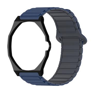 Swatch Royal Pop Magnetic Silicone Strap with Octagonal Case - Midnight Blue / Black