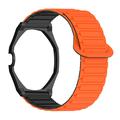 Swatch Royal Pop Magnetic Silicone Strap with Octagonal Case - Orange / Black