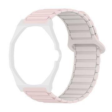 Swatch Royal Pop Magnetic Silicone Strap with Octagonal Case - Pink Starlight / White