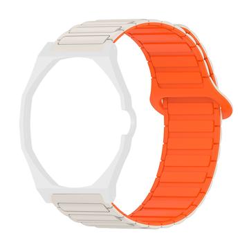 Swatch Royal Pop Magnetic Silicone Strap with Octagonal Case - Starlight / Orange
