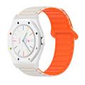 Swatch Royal Pop Magnetic Silicone Strap with Octagonal Case - Starlight / Orange