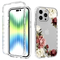 Sweet Armor Series iPhone 14 Pro Max Hybrid Case - Peony