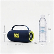 T&G TG484 Portable Bluetooth Speaker 30W with RGB Lights - Blue