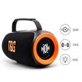 T&G TG484 Portable Bluetooth Speaker 30W with RGB Lights - Black