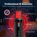 T016 Anti-Spy Hidden Camera and Signal Detector - Black