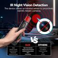 T07 Multifunction Hidden Camera and Bug Detector - Black