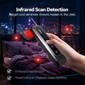 T07 Multifunction Hidden Camera and Bug Detector - Black