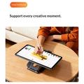 T2 Max Foldable Aluminum Phone/Tablet Stand - Grey