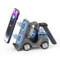 T20S Forklift Design 3-in-1 Wireless Charging Stand - Grey