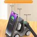 T20S Forklift Design 3-in-1 Wireless Charging Stand - White