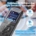 T51 Digital Voice Recorder / MP3 Player with Noise Reduction - Black