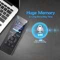 T51 Digital Voice Recorder / MP3 Player with Noise Reduction - Black