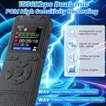 T53 Portable Voice Recorder with MP3 Player, Noise Reduction - Black