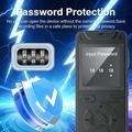 T53 Portable Voice Recorder with MP3 Player, Noise Reduction - Black