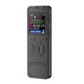 T53 Portable Voice Recorder with MP3 Player, Noise Reduction - Black