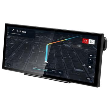 T63 12.3 4K Dual Camera CarPlay/Android Auto Display - Black
