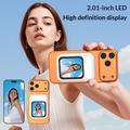 T7 Magnetic Selfie Screen / Wireless Rear Camera Display Mirror - White