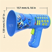 T9 Magic Horn Voice Changer Megaphone Toy for Kids - Dino - Blue