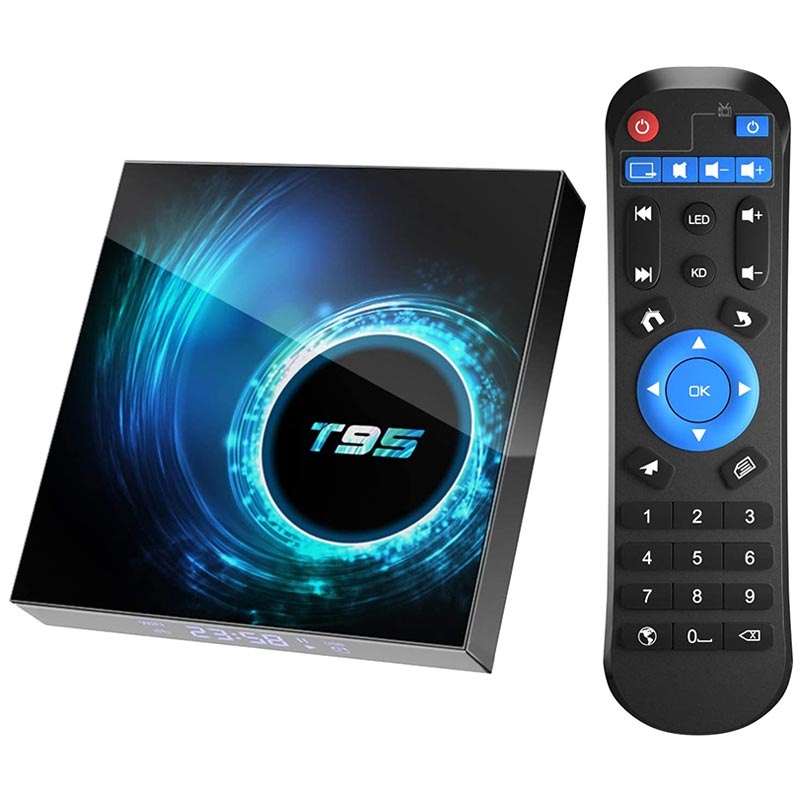 T95 Smart 6K Android 10.0 TV Box with Kodi 18.1 - 4GB RAM/64GB ROM