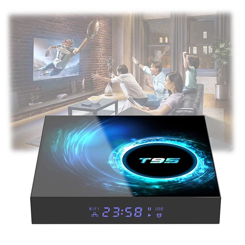 Smart TV Box Android 10.0 Quad-Core Ultra HD 4GB 32GB 64GB 6K