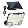 TG-TY19502 144-LED Motion Sensor Wall Light with Solar Panel for Garden and Patio