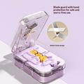 THRILLED 2-in-1 Pill Cutter/Organizer - Purple