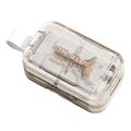 THRILLED 2-in-1 Pill Cutter/Organizer - White
