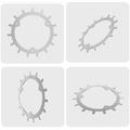 TLDM-01 Anti-Slip Traction Wheels for Mova 600, ViAX 250/300, Dreame A1/A1 Pro - 2 Pcs.