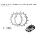 TLDM-01 Anti-Slip Traction Wheels for Mova 600, ViAX 250/300, Dreame A1/A1 Pro - 2 Pcs.