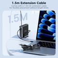 TOOCKI TCT240-33 6-Port GaN Desktop Charger with Display - 240W - Black