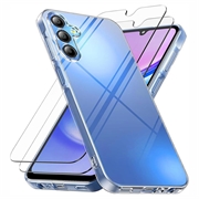 Samsung Galaxy A17/A26 TPU Case w/ 2x Tempered Glass Screen Protector - Clear
