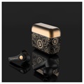 TS-100 Graffiti TWS Earphones with Bluetooth 5.0 - Black / Gold