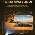 TS-16 1080P HD Smart Projector with Lifting Gimbal - 1GB/8GB