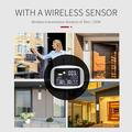 TS-77 Color Wireless Weather Station with Alarm Clock - Silver