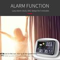 TS-77 Color Wireless Weather Station with Alarm Clock - Silver